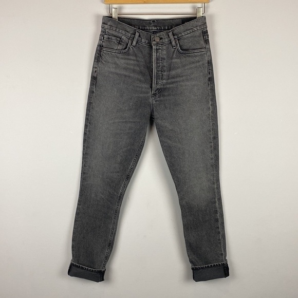 Goldsign • The High Rise Slim Jean with Button Fly - Picture 3 of 11